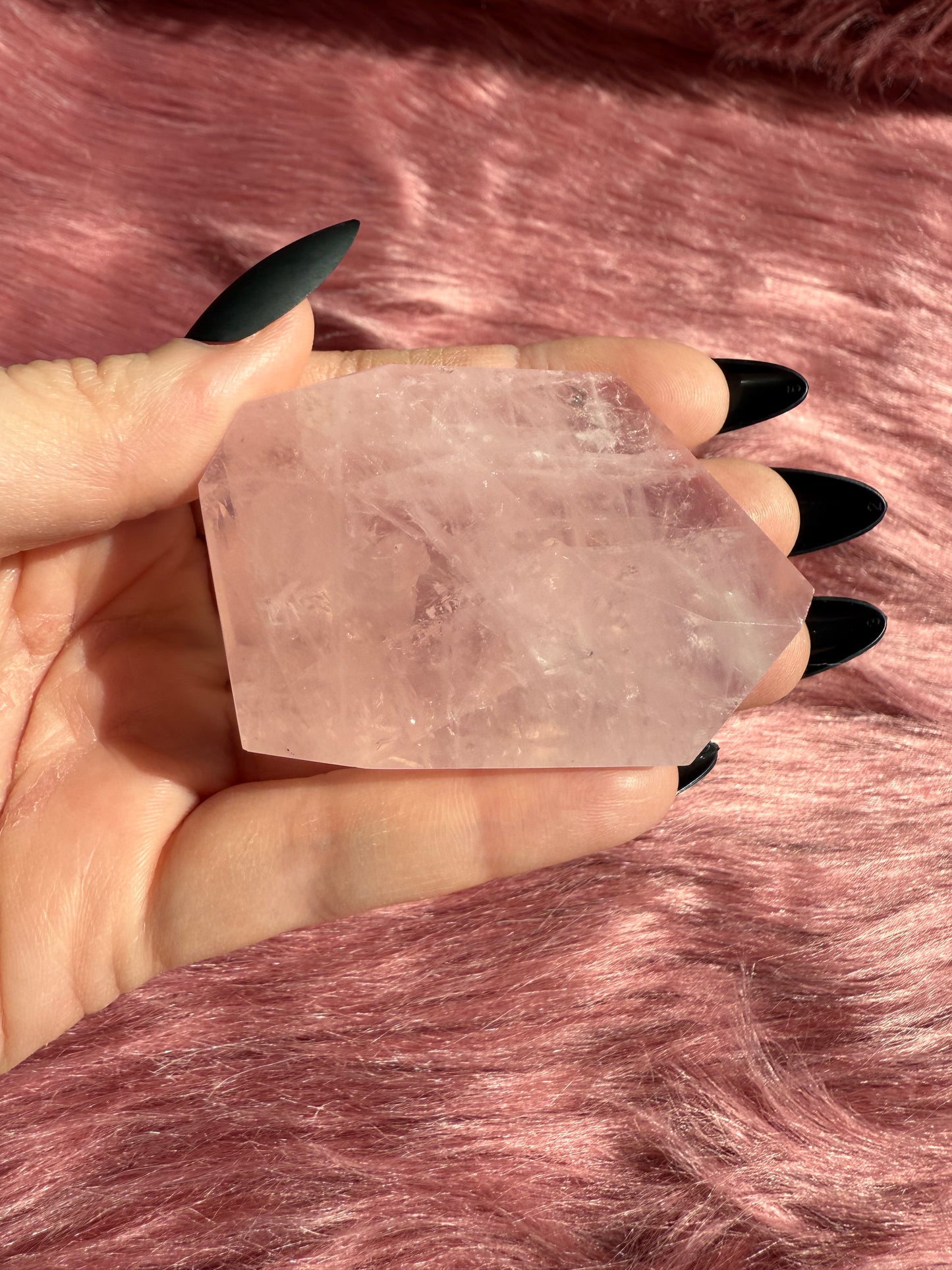 Stunning High Quality Rose Quartz Gusher Freeform