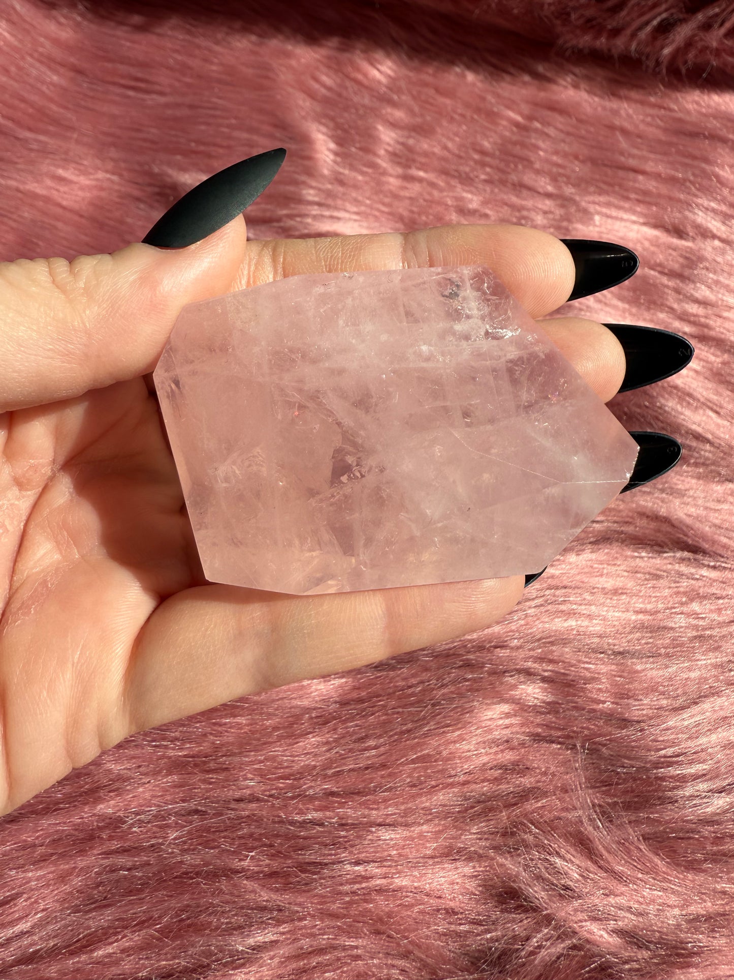 Stunning High Quality Rose Quartz Gusher Freeform