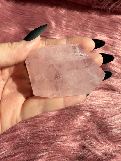 Stunning High Quality Rose Quartz Gusher Freeform