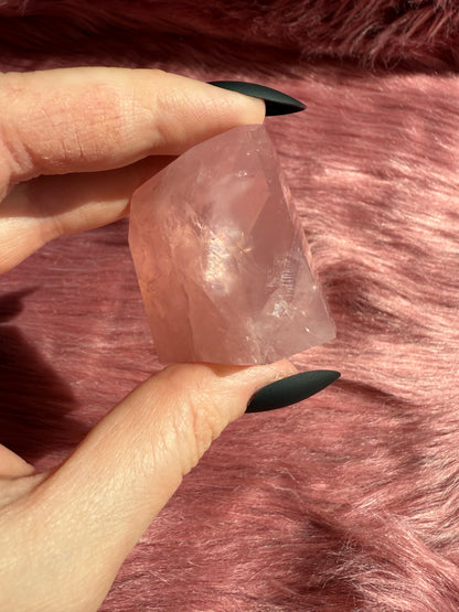 Stunning High Quality Rose Quartz Gusher Freeform