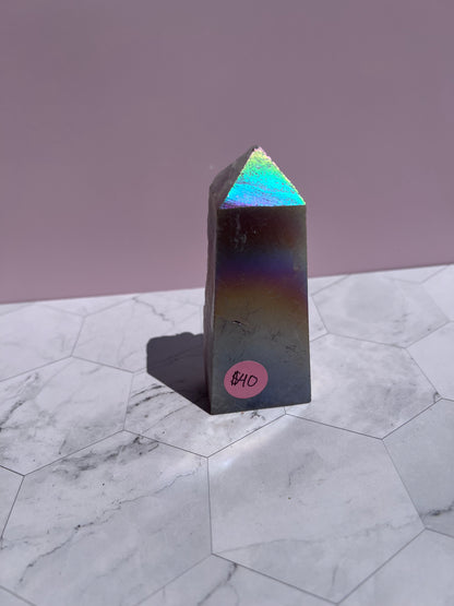 ONE (1) Stunning Aura Quartz Specimen - D