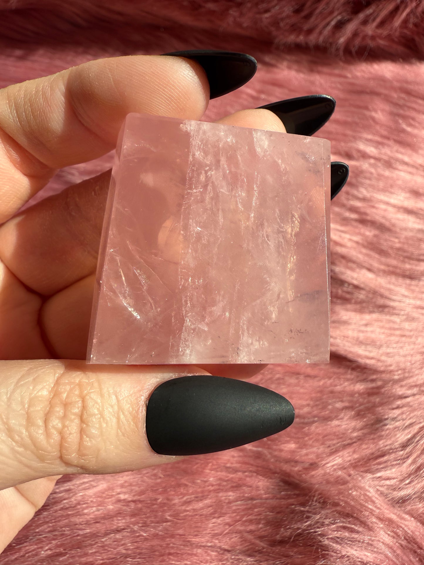 Stunning High Quality Rose Quartz Gusher Freeform