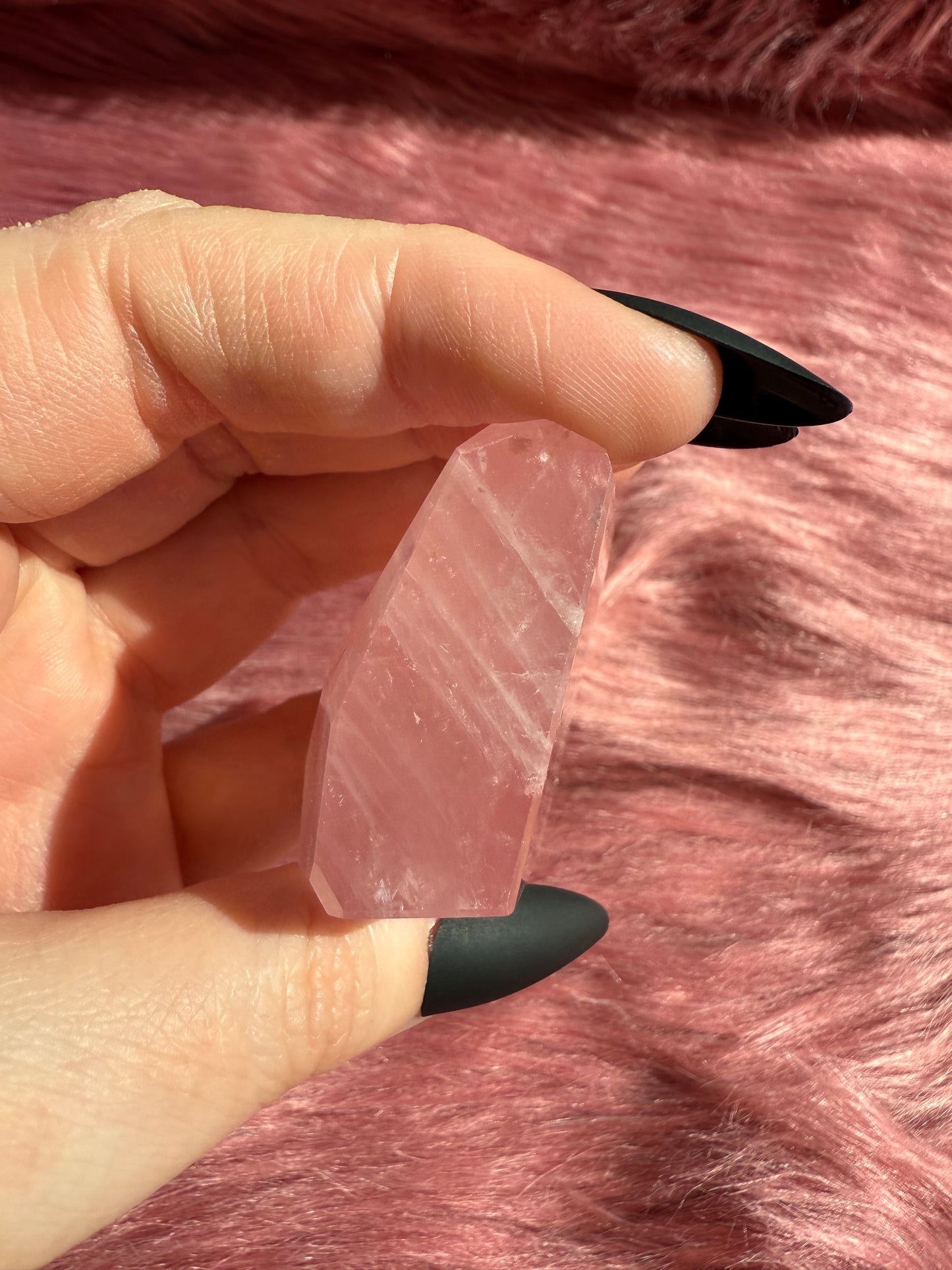 Stunning High Quality Rose Quartz Gusher Freeform