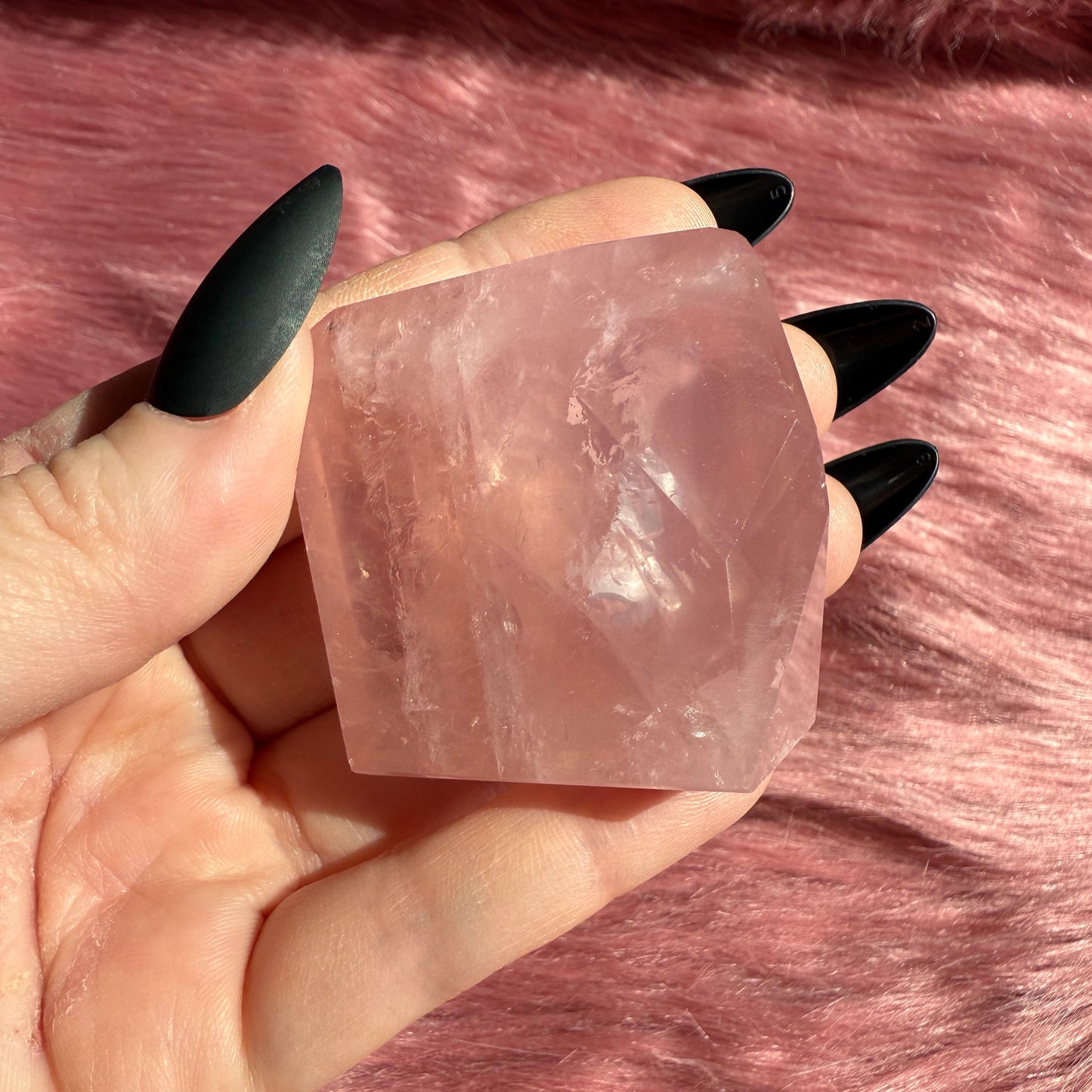 Stunning High Quality Rose Quartz Gusher Freeform
