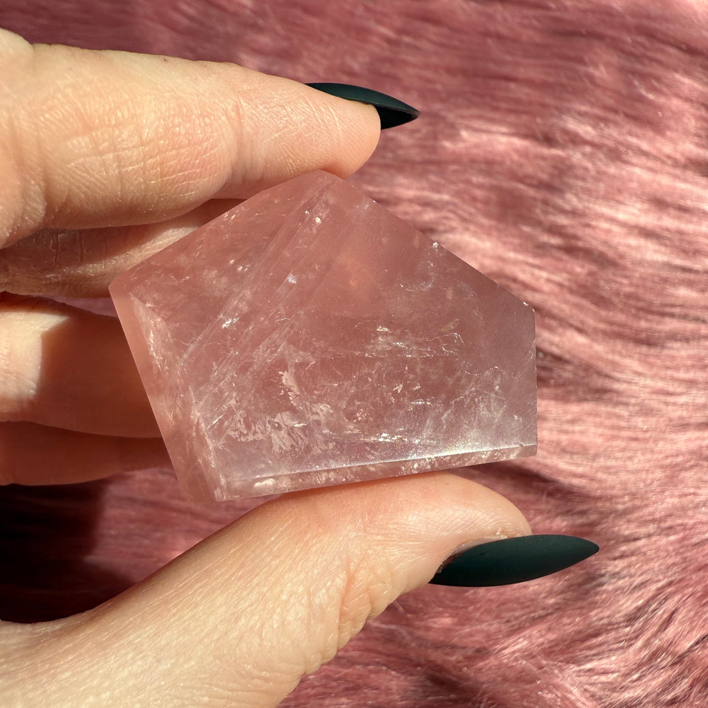 Stunning High Quality Rose Quartz Gusher Freeform