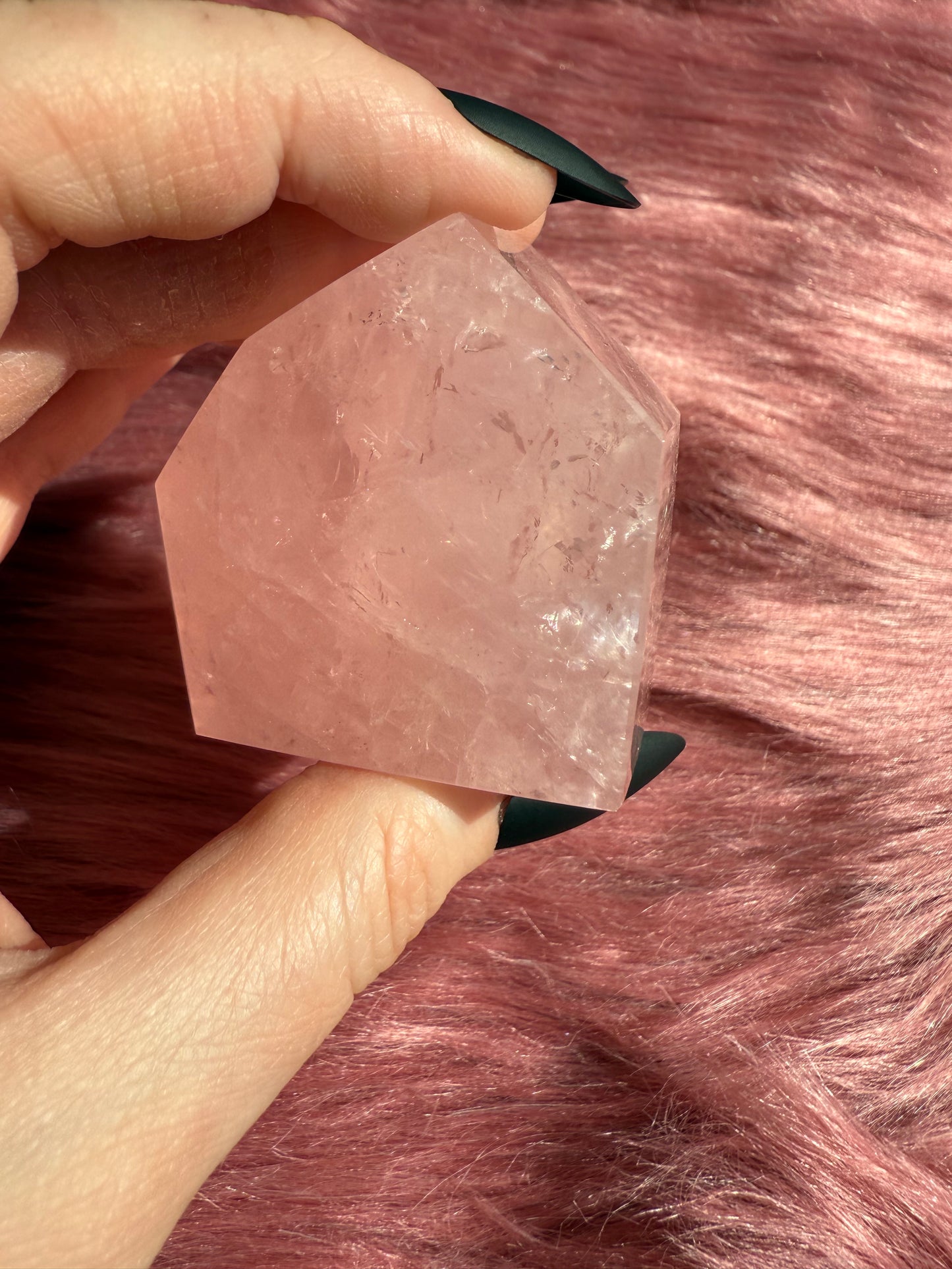 Stunning High Quality Rose Quartz Gusher Freeform