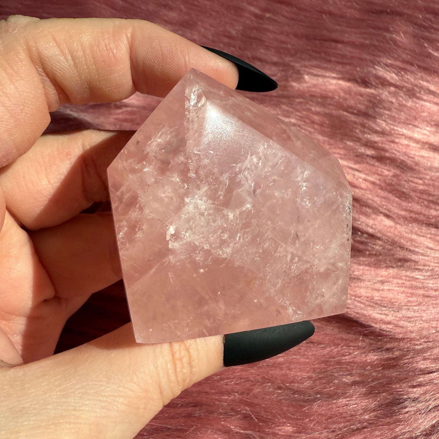 Stunning High Quality Rose Quartz Gusher Freeform