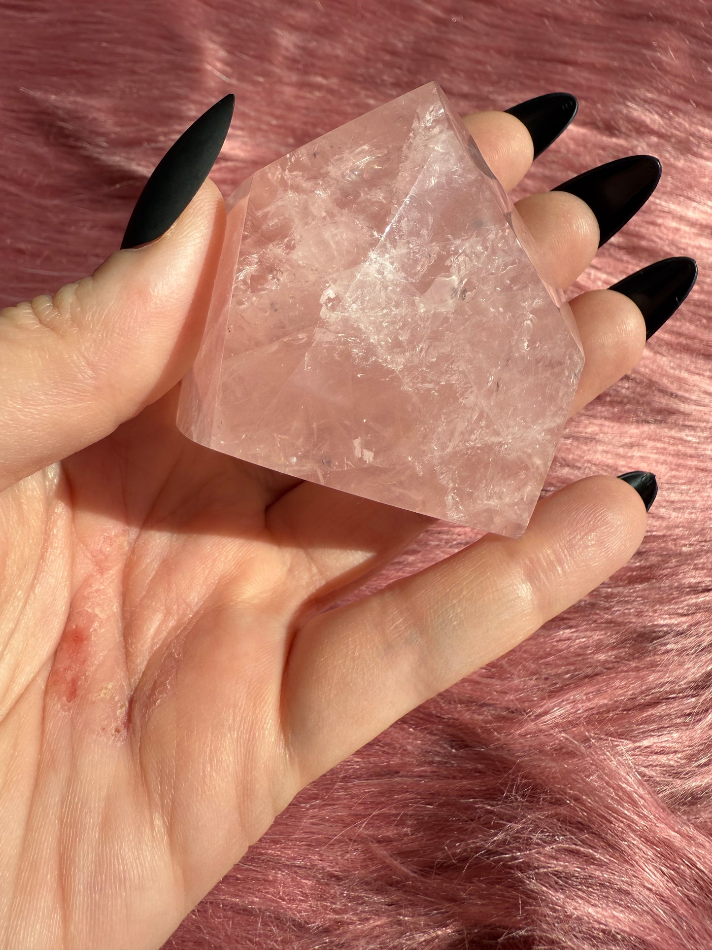 Stunning High Quality Rose Quartz Gusher Freeform