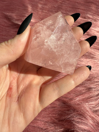 Stunning High Quality Rose Quartz Gusher Freeform