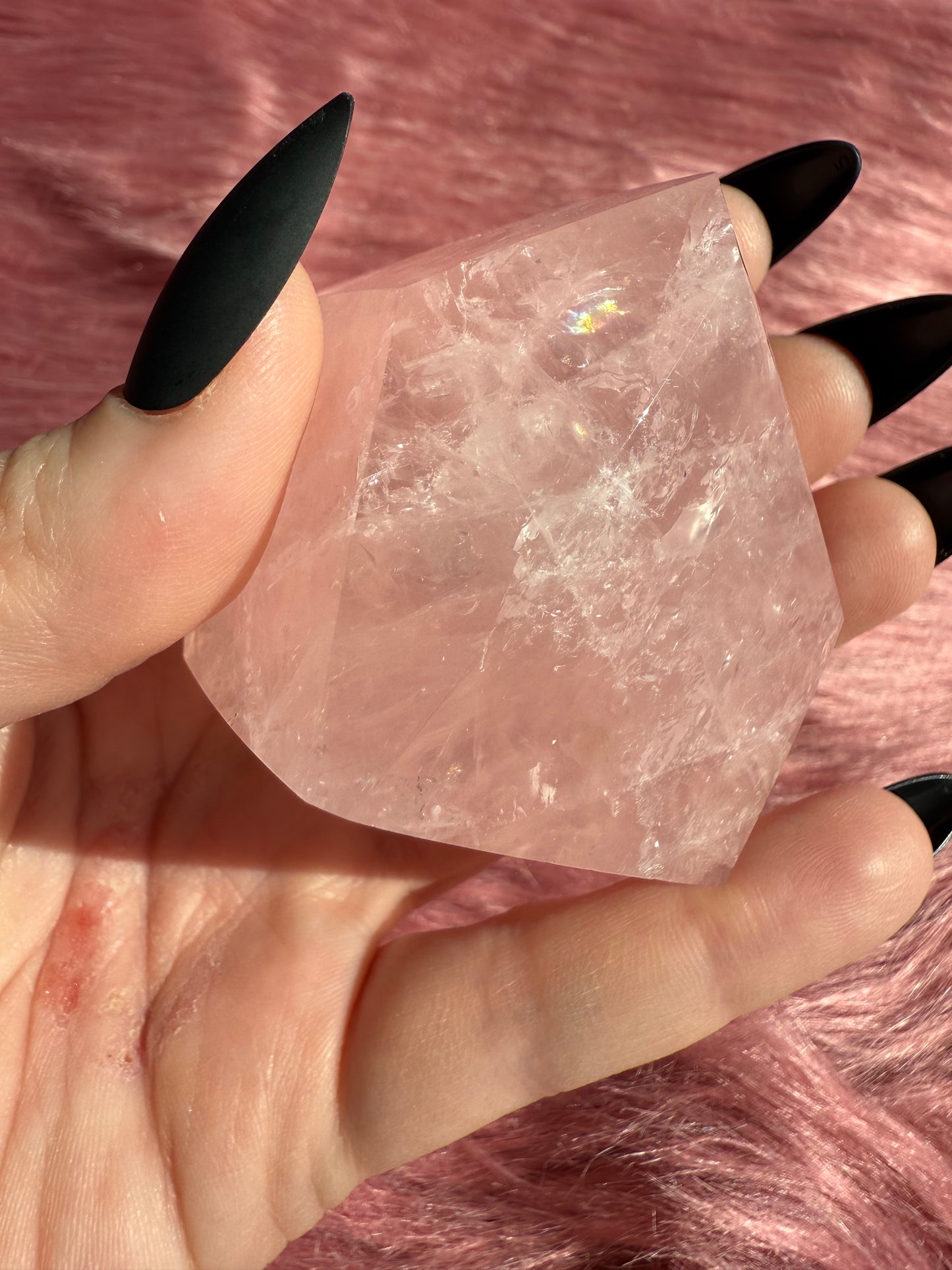 Stunning High Quality Rose Quartz Gusher Freeform