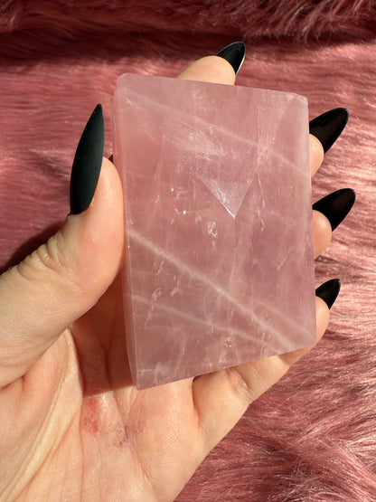 Stunning High Quality Rose Quartz Gusher Freeform
