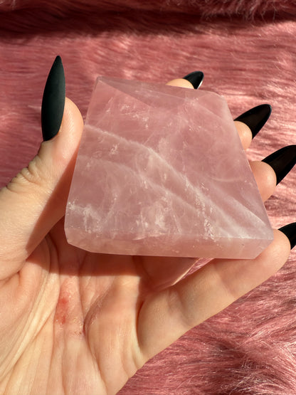 Stunning High Quality Rose Quartz Gusher Freeform