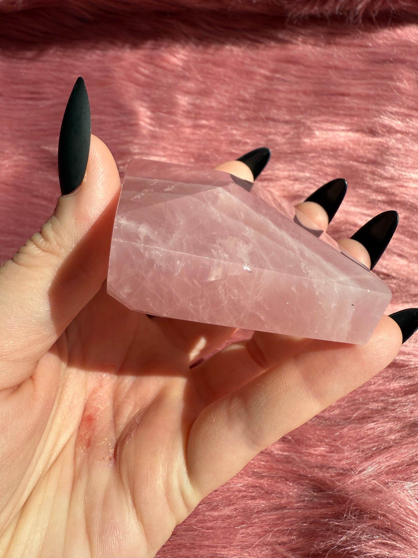 Stunning High Quality Rose Quartz Gusher Freeform