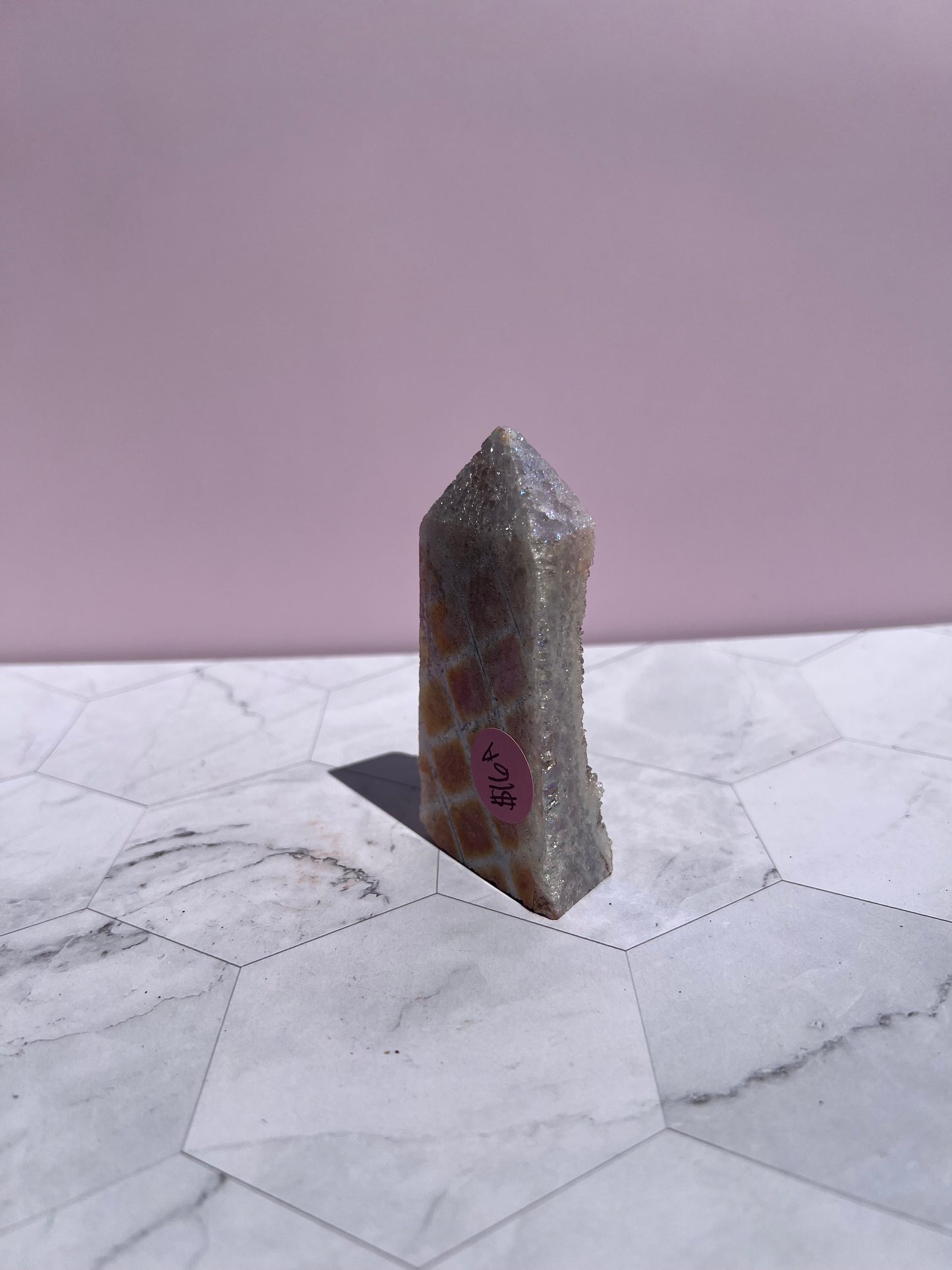 ONE (1) Stunning Aura Quartz Specimen - J