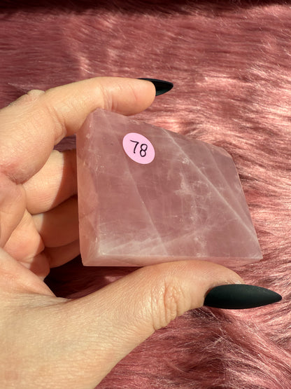Stunning High Quality Rose Quartz Gusher Freeform