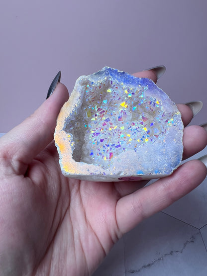 ONE (1) Stunning Aura Geode Specimen - D