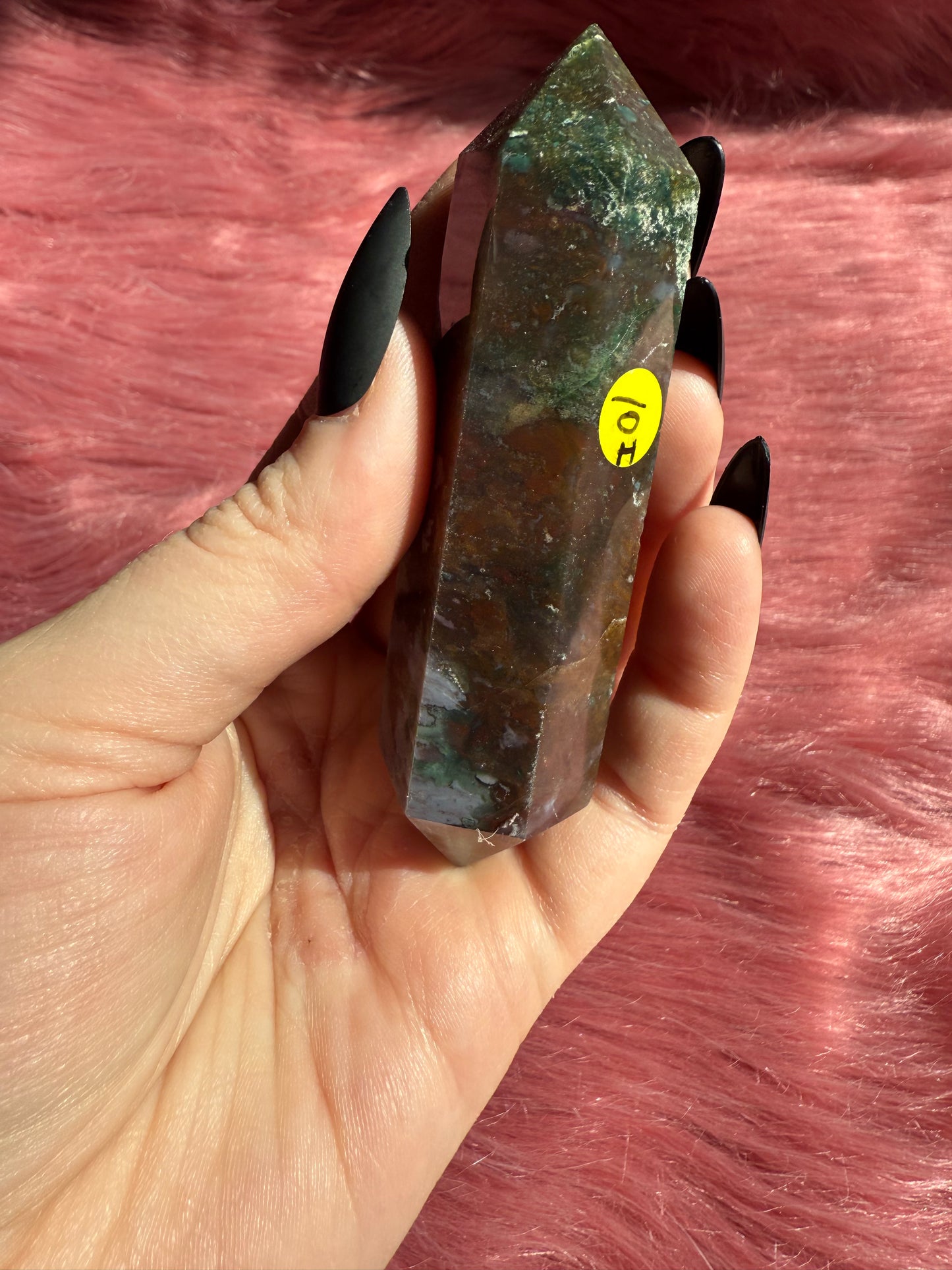 Stunning High Quality Sea Jasper Double Terminated Point - I