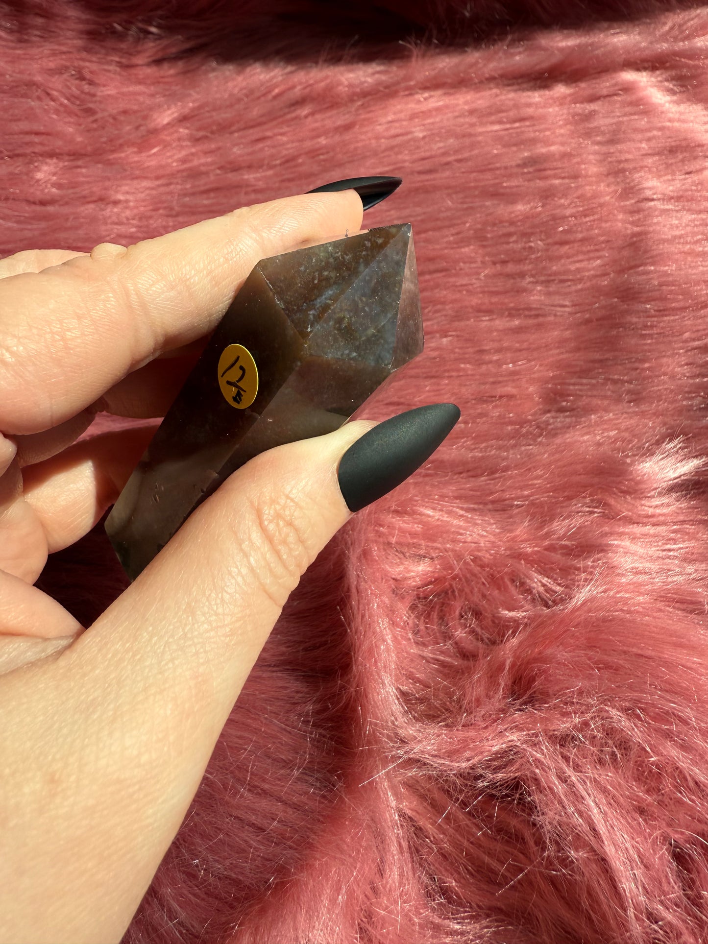 Stunning High Quality Sea Jasper Double Terminated Point - E