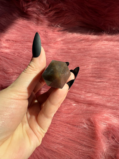 Stunning High Quality Sea Jasper Double Terminated Point - H