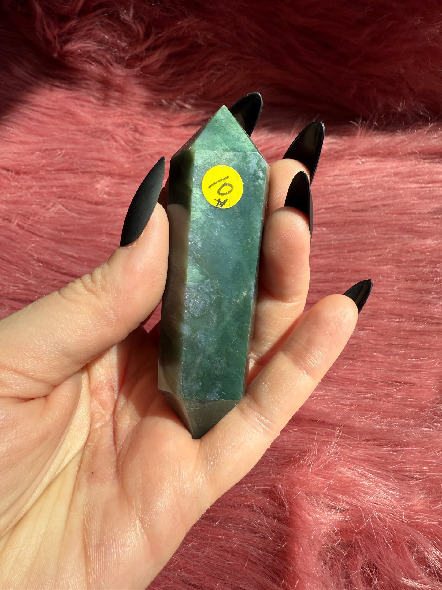Stunning High Quality Sea Jasper Double Terminated Point - H