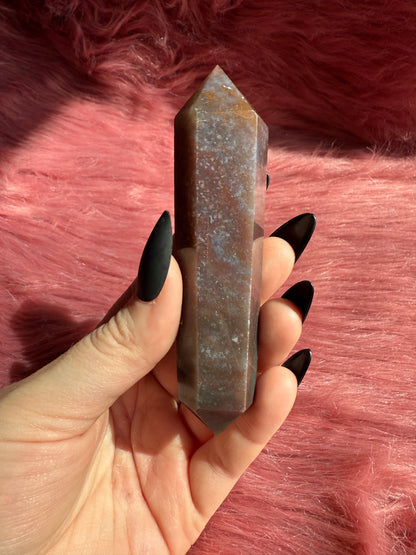 Stunning High Quality Sea Jasper Double Terminated Point - G