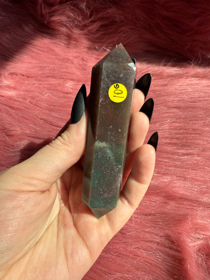 Stunning High Quality Sea Jasper Double Terminated Point - G