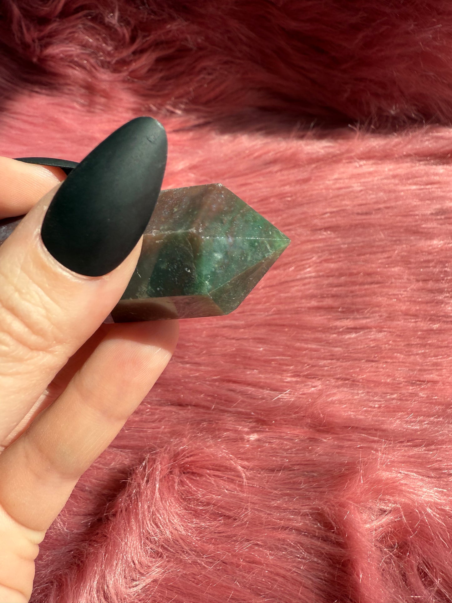 Stunning High Quality Sea Jasper Double Terminated Point - G