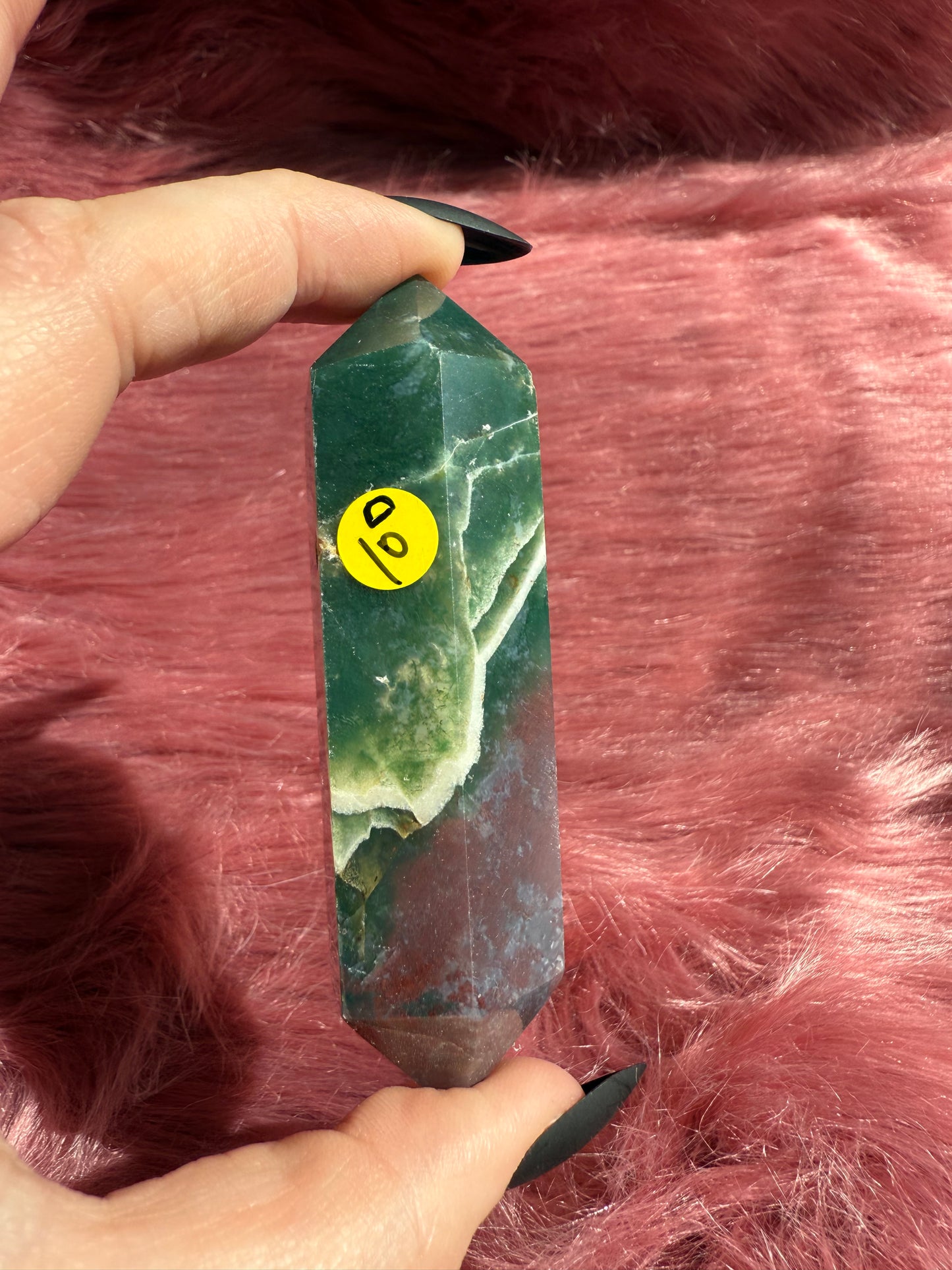 Stunning High Quality Sea Jasper Double Terminated Point - D