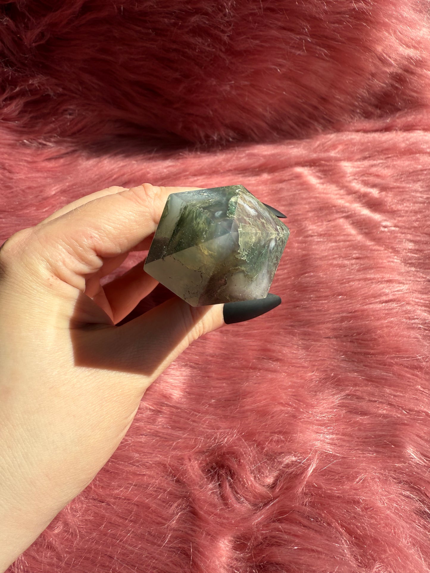 Stunning High Quality Moss Agate Wand