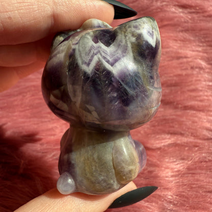 Stunning High Quality Small Size Dream Amythest HK Carving