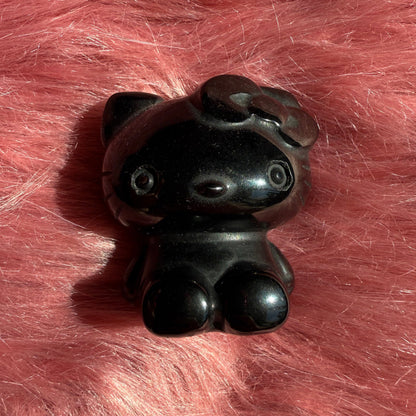 Stunning High Quality Small Size Obsidian HK Carving - 40D