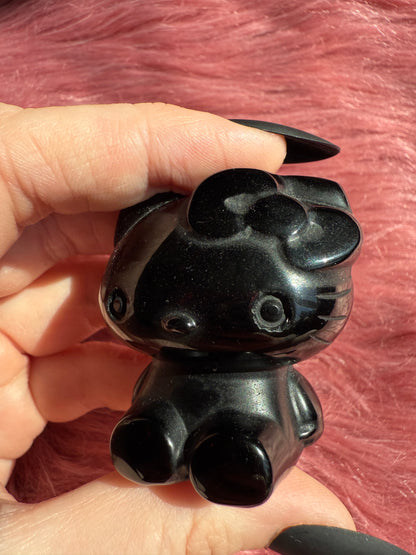Stunning High Quality Small Size Obsidian HK Carving - 40D