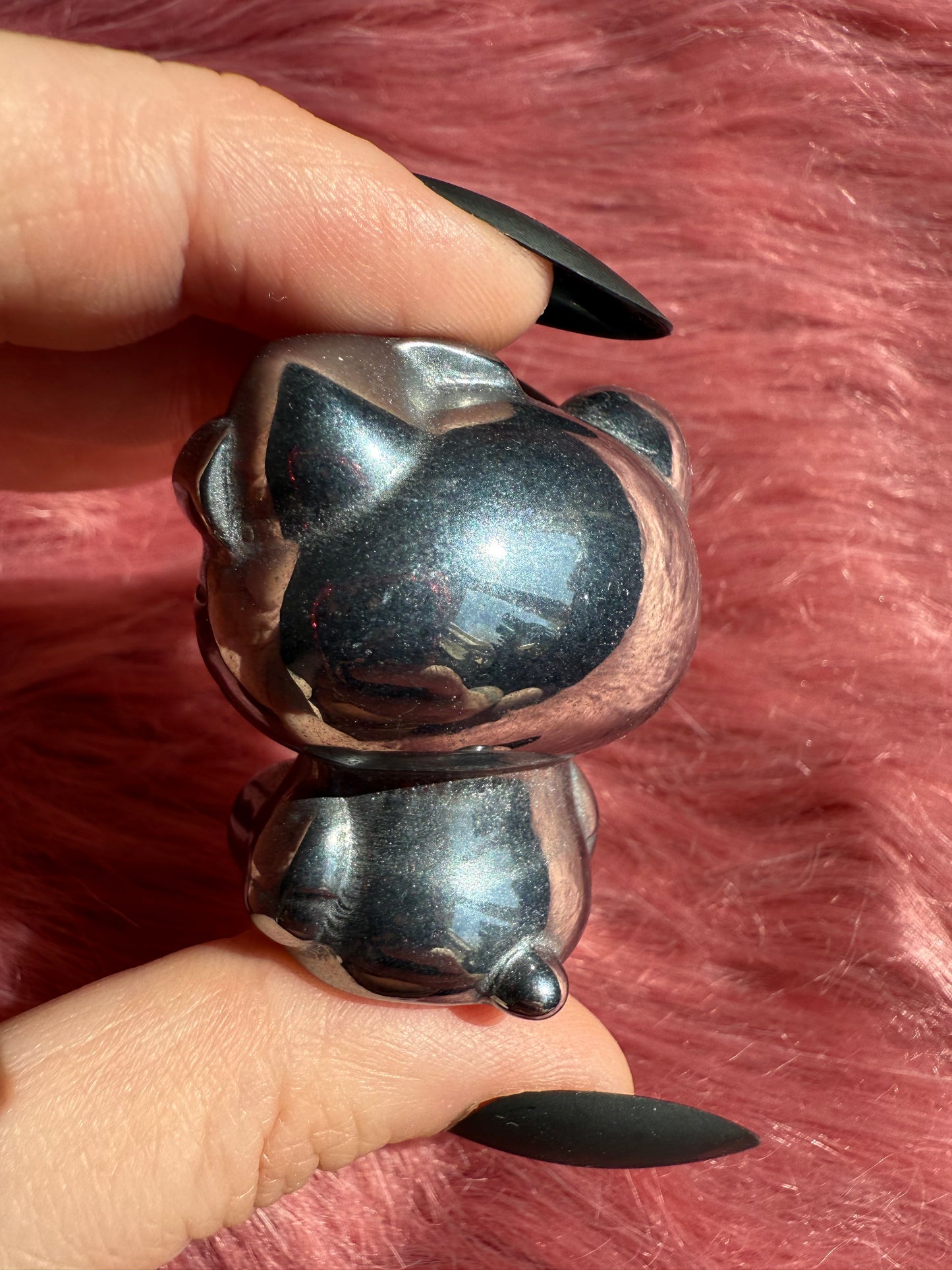 Stunning High Quality Small Size Hematite HK Carving