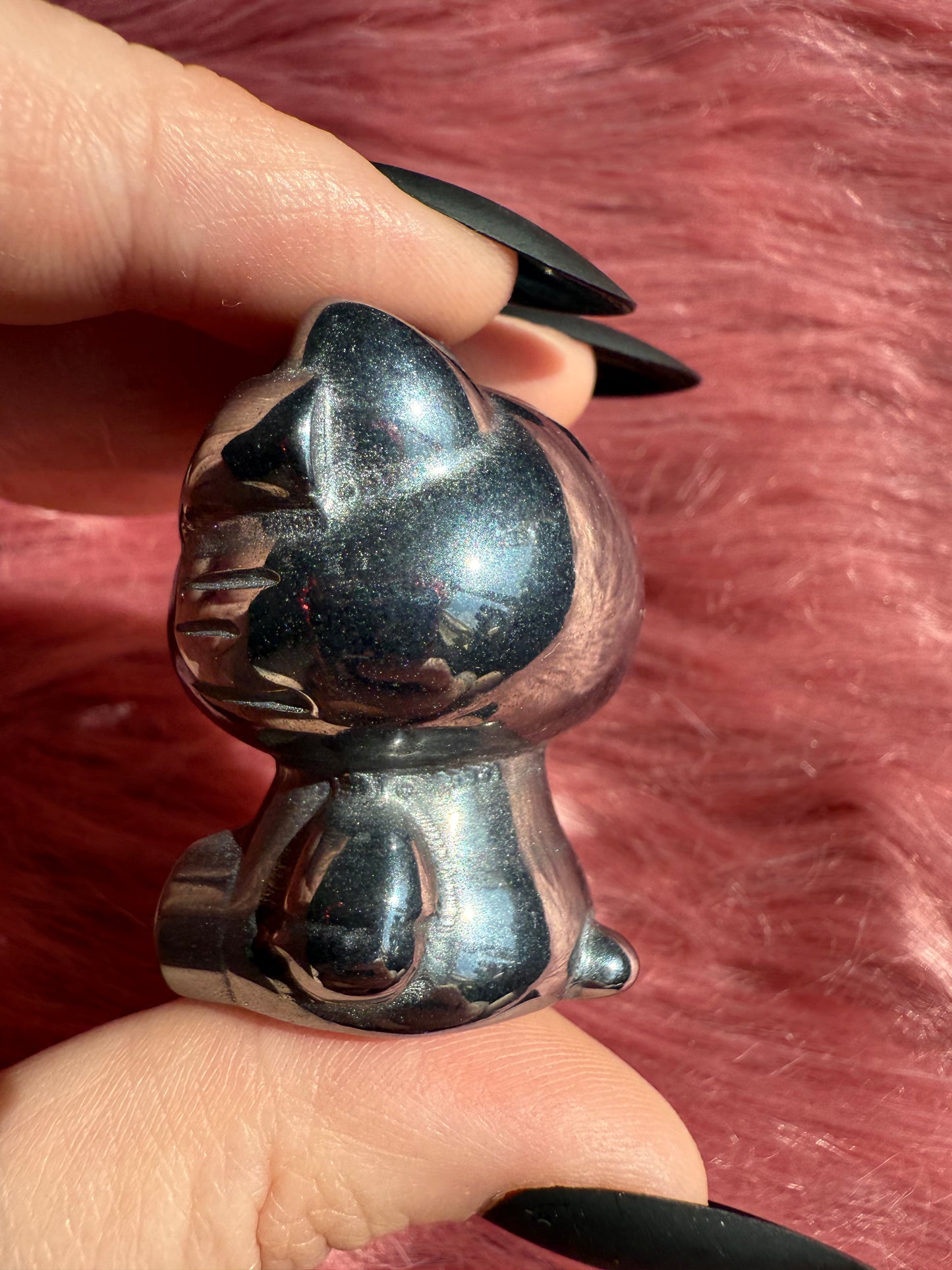 Stunning High Quality Small Size Hematite HK Carving