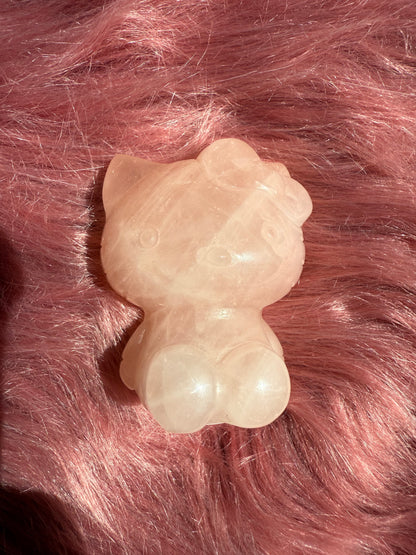 Stunning High Quality Small Size Rose Quartz HK Carving - 42C