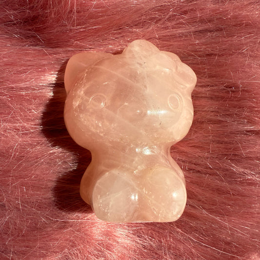 Stunning High Quality Small Size Rose Quartz HK Carving - 40E