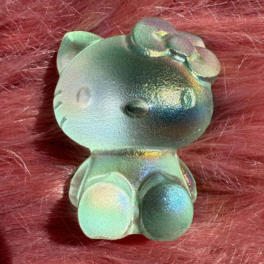 Stunning High Quality Small Size Green Aura Treated Opalite HK Carving - 40I