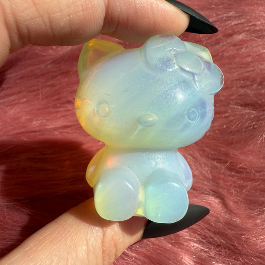 Stunning High Quality Small Size Opalite HK Carving - 40B