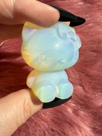 Stunning High Quality Small Size Opalite HK Carving - 40B
