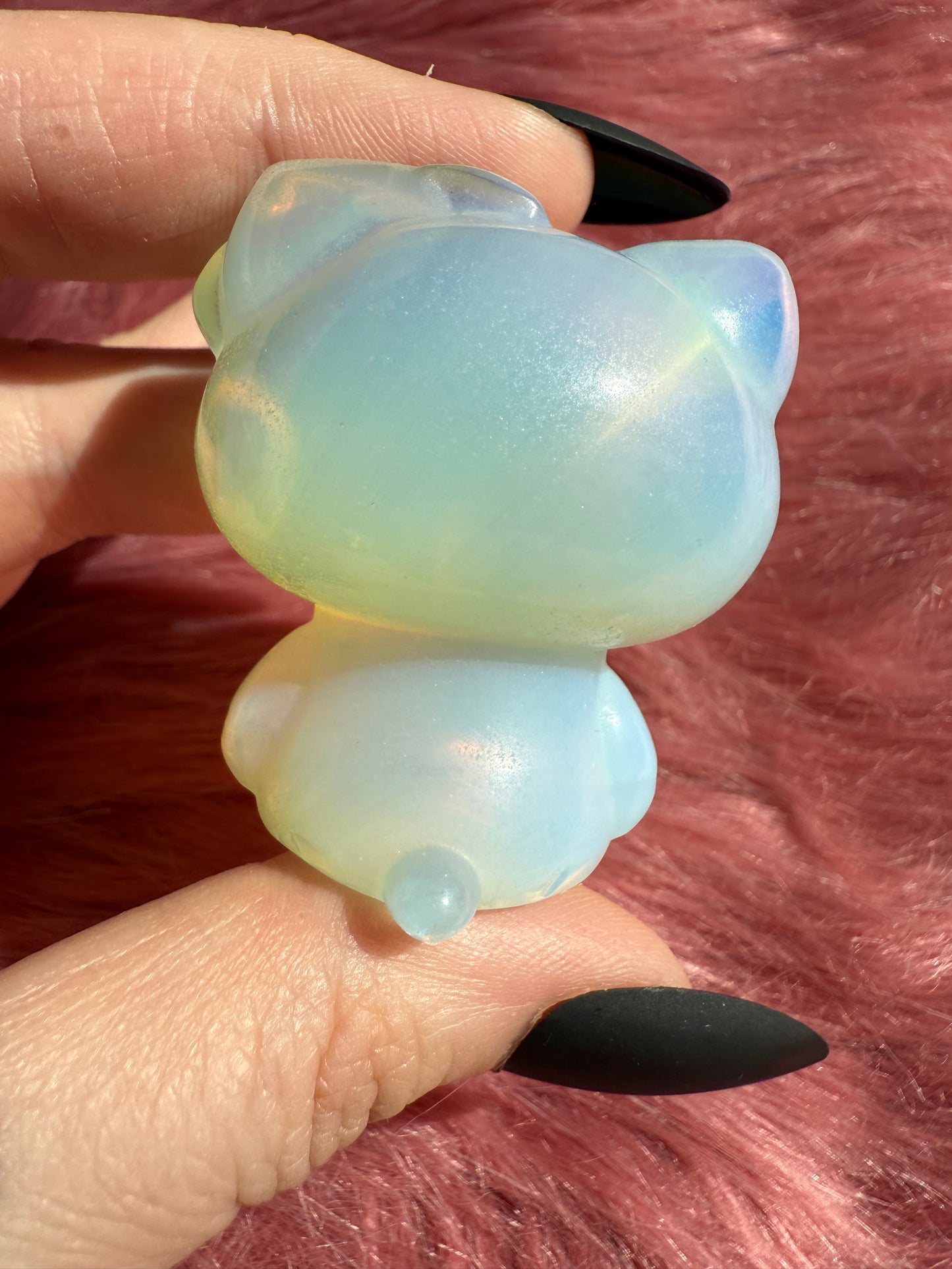 Stunning High Quality Small Size Opalite HK Carving - 40B
