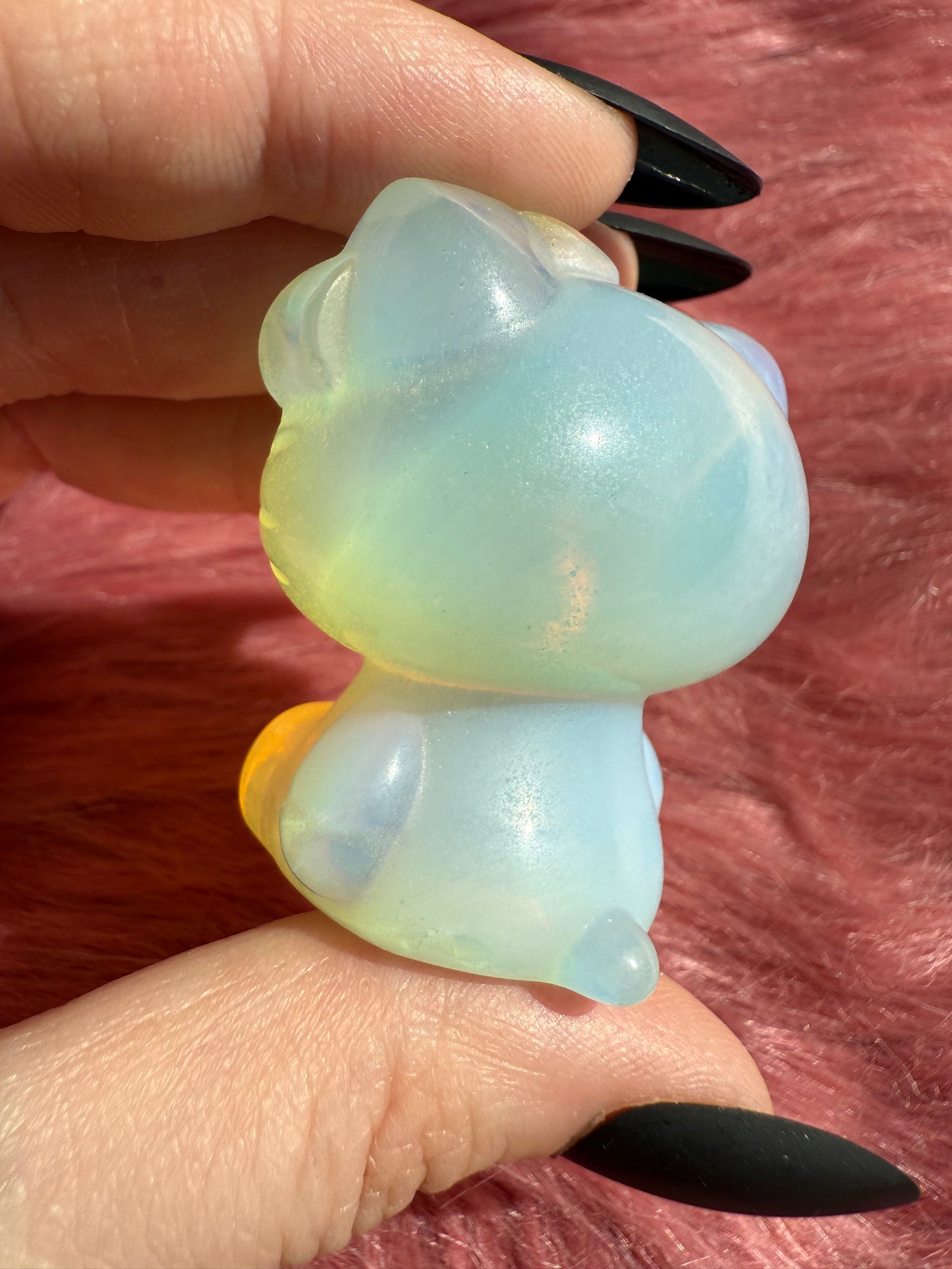 Stunning High Quality Small Size Opalite HK Carving - 40B