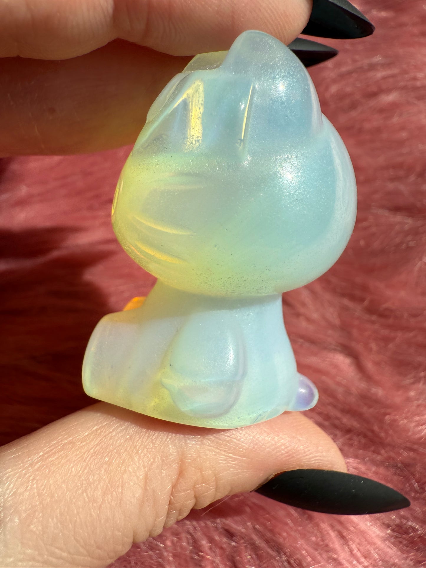 Stunning High Quality Small Size Opalite HK Carving - 40B