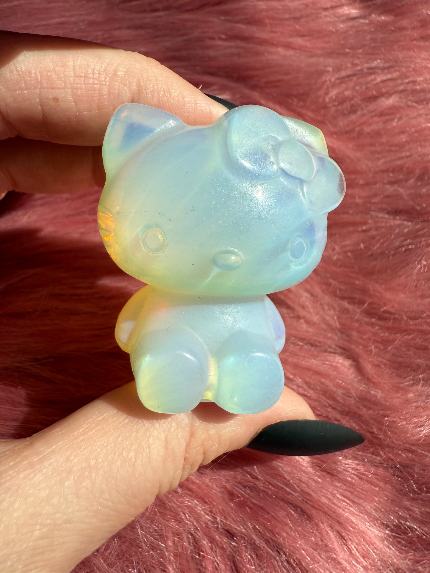 Stunning High Quality Small Size Opalite HK Carving - 40B