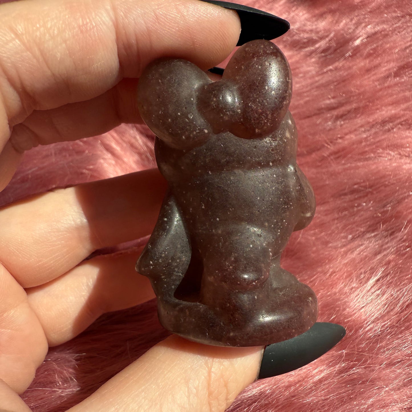 Stunning High Quality AC Celeste Strawberry Quartz Carving
