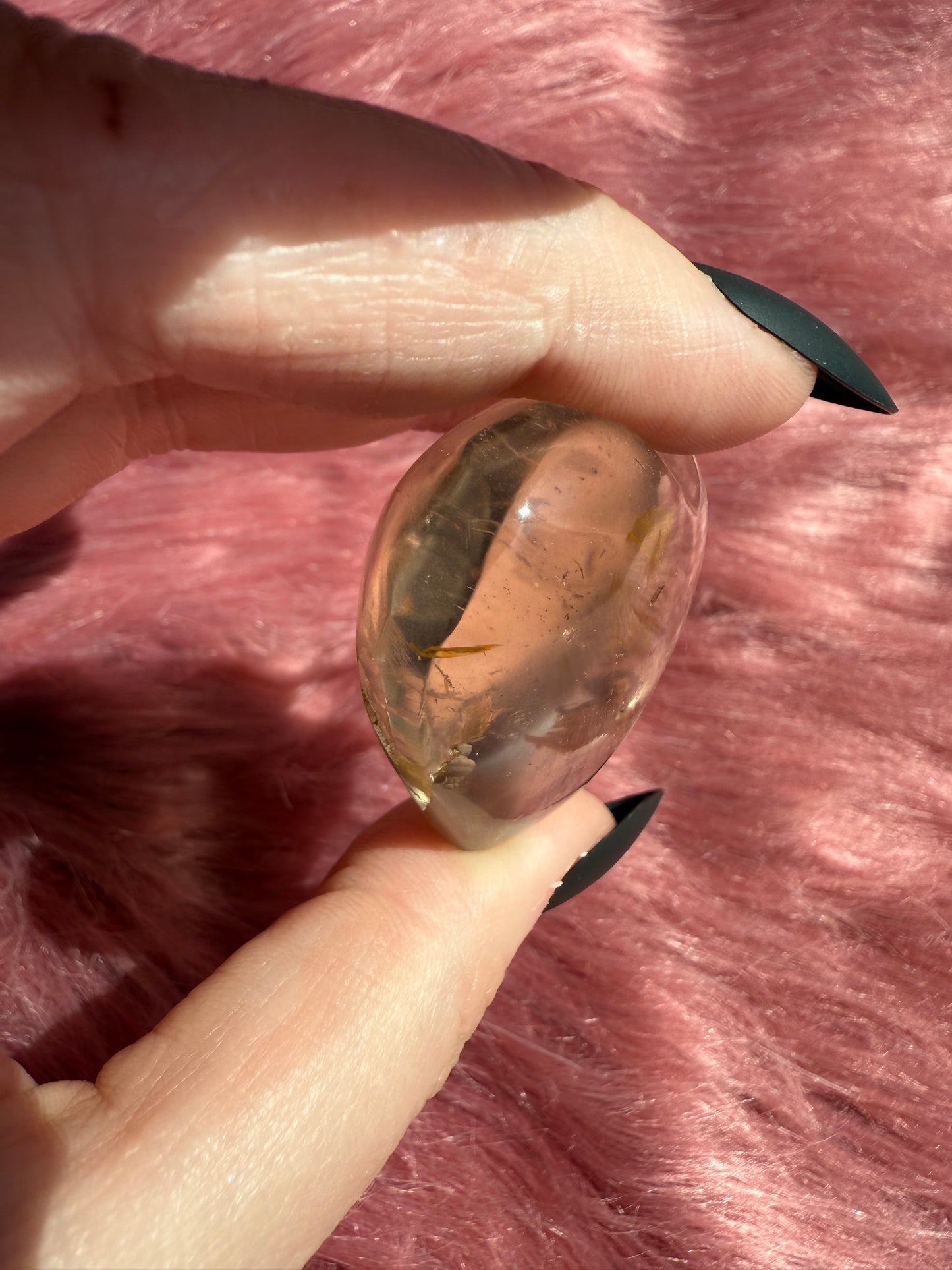 Stunning Flashy Medium Clear Quartz Heart