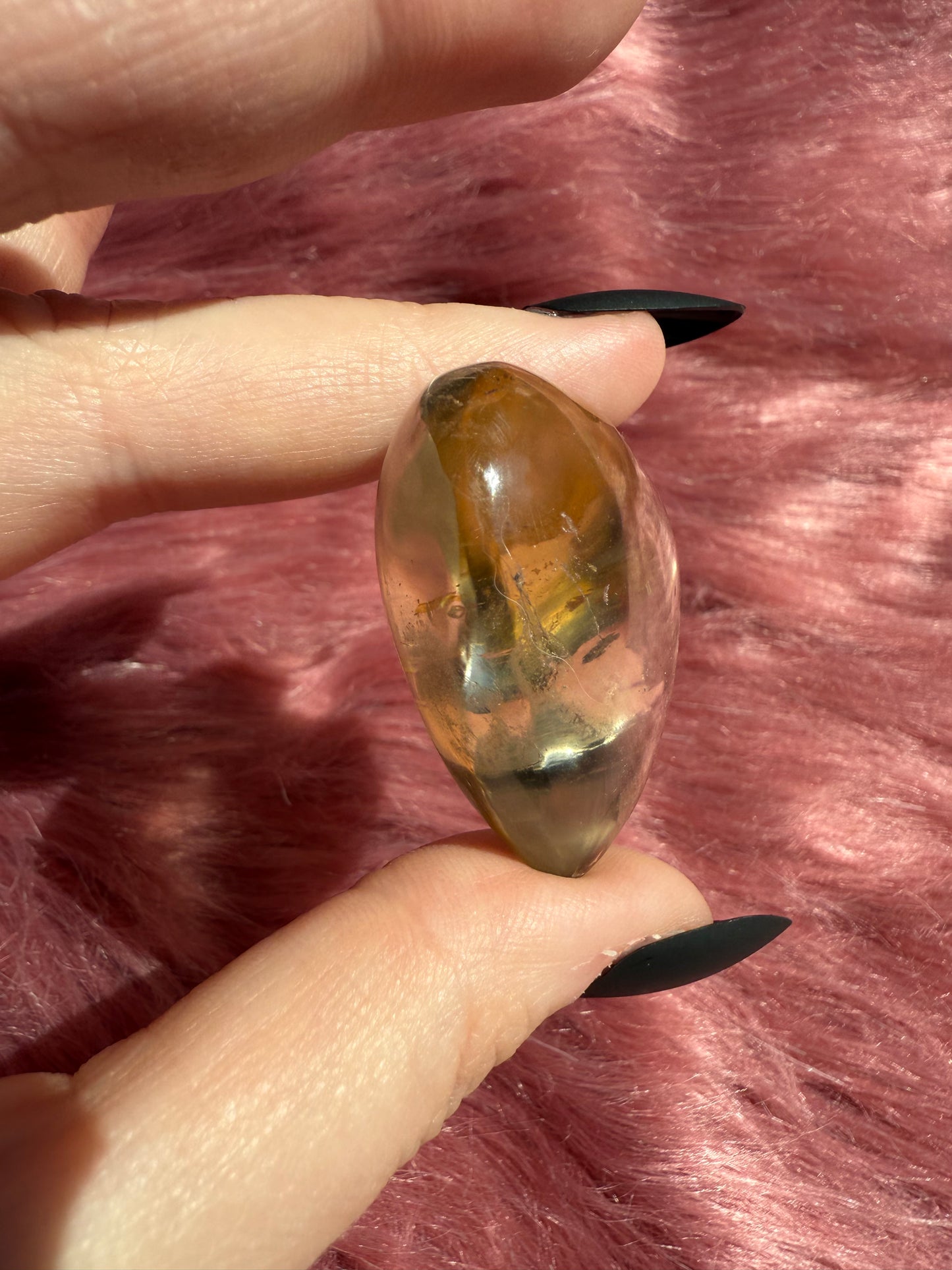 Stunning Flashy Medium Clear Quartz Heart