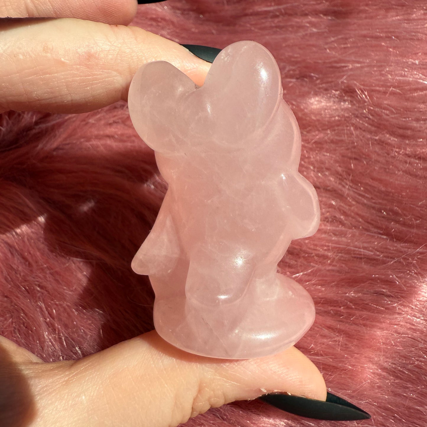 Stunning High Quality AC Celeste Rose Quartz Carving