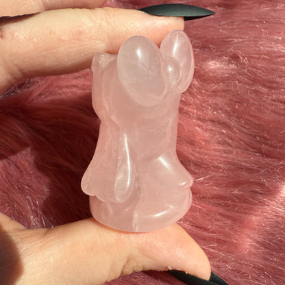 Stunning High Quality AC Celeste Rose Quartz Carving