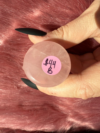 Stunning High Quality AC Celeste Rose Quartz Carving