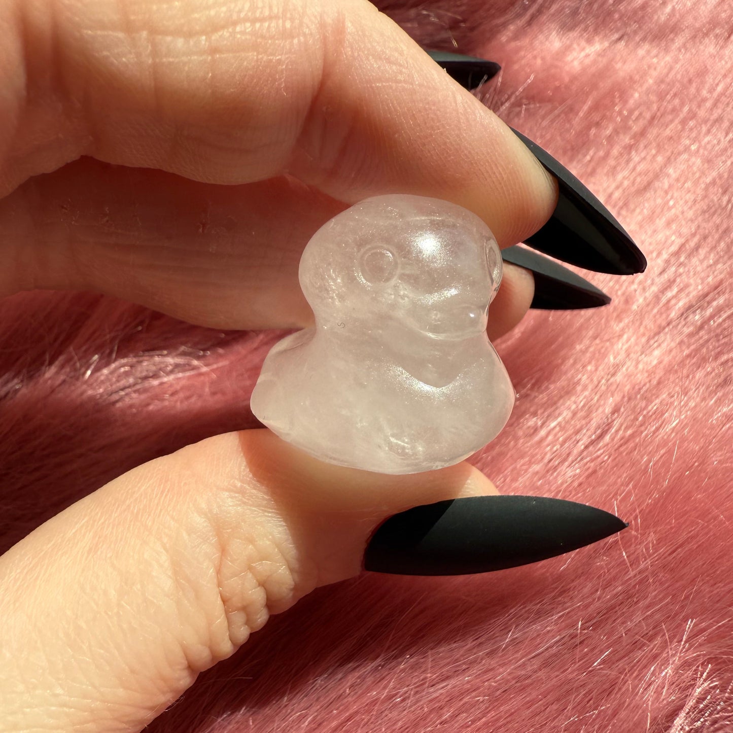 Stuning High Quality Mini Crystal Carvings - Rubber Ducky